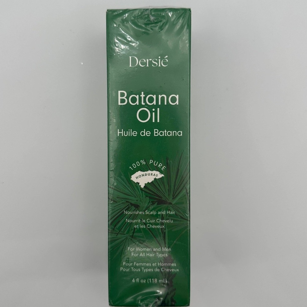 Dersie Batana Oil 100% Pure Honduras Hair and Scalp Treatment 4 fl oz 118ml NEW